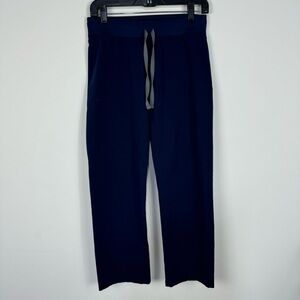 Figs Technical Collection Navy Blue Straight Leg Nurse Scrub Pants Healthcare